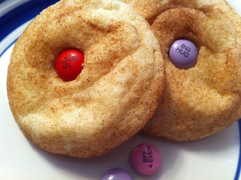 valentines day snickerdoodle cookies