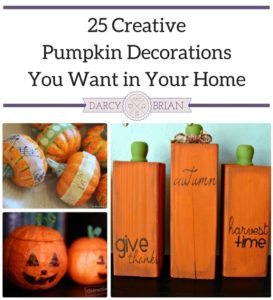 25 Creative Fall Pumpkin Decorations You Want to Have