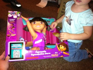 dora fantastic gymnastics doll