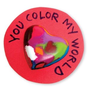 how to make crayon hearts for valentines day