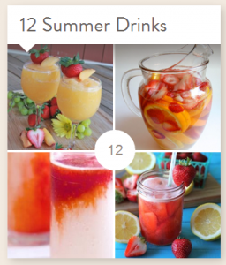 Champagne Soaked Strawberries and 12 Drinks for Summer