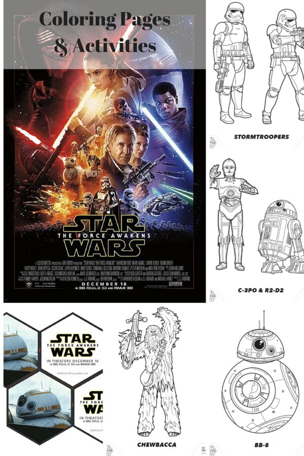 Star Wars: The Force Awakens Free Activity Pack With Coloring Pages