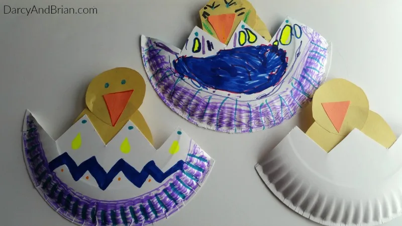 paper plate spring crafts for kids