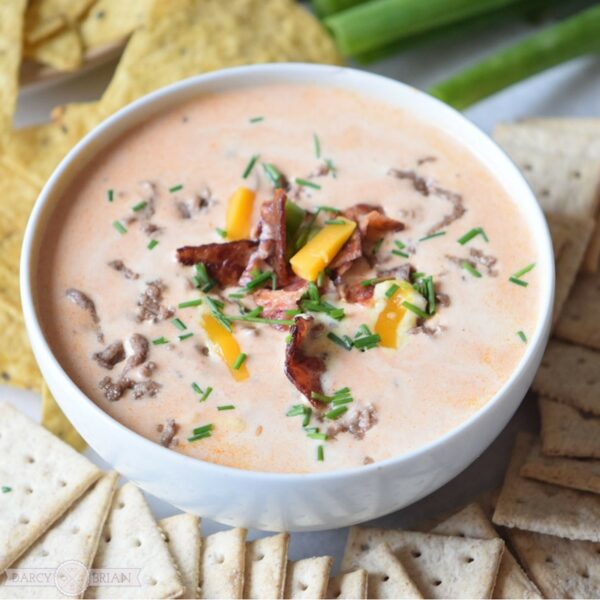 Easy Mouthwatering Bacon Cheeseburger Dip Recipe