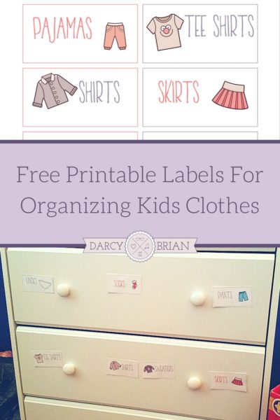 Printable Labels For Organizing Kids Clothes Plus Tips  Kids clothes  organization, Kids labels, Labels printables free