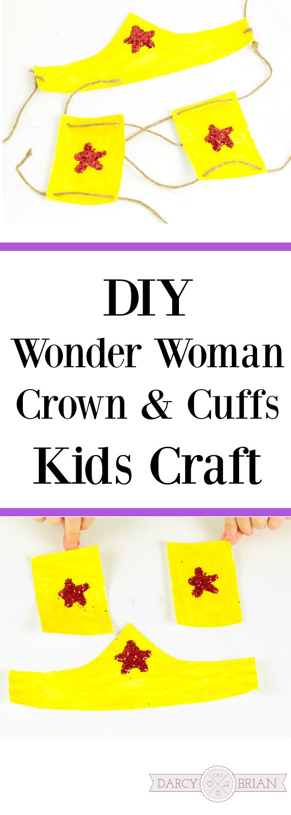 DIY Woman and Cuffs Craft for