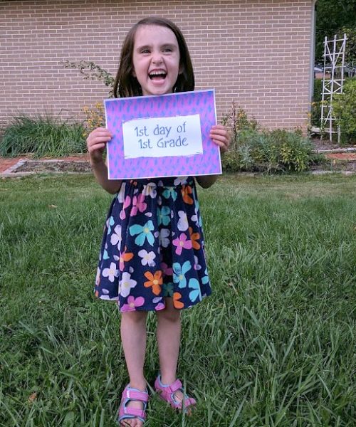 First Day of School Printable Photo Signs