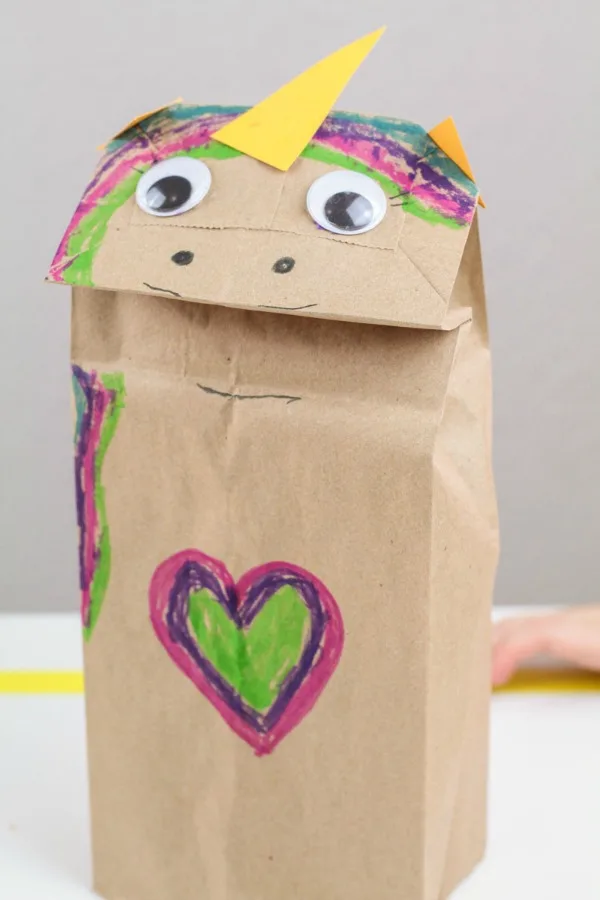 Owl Paper Bag Puppet for Kids · The Inspiration Edit