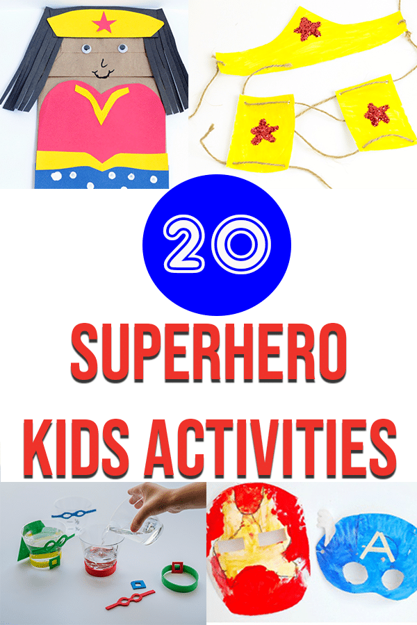 superhero kindergarten activity