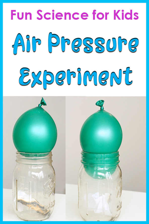 Balloon Air Pressure Experiment For Kids