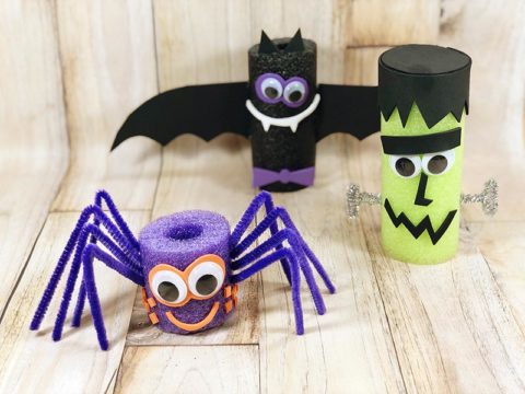 4 Halloween Pool Noodle Crafts | DIY Halloween Decorations