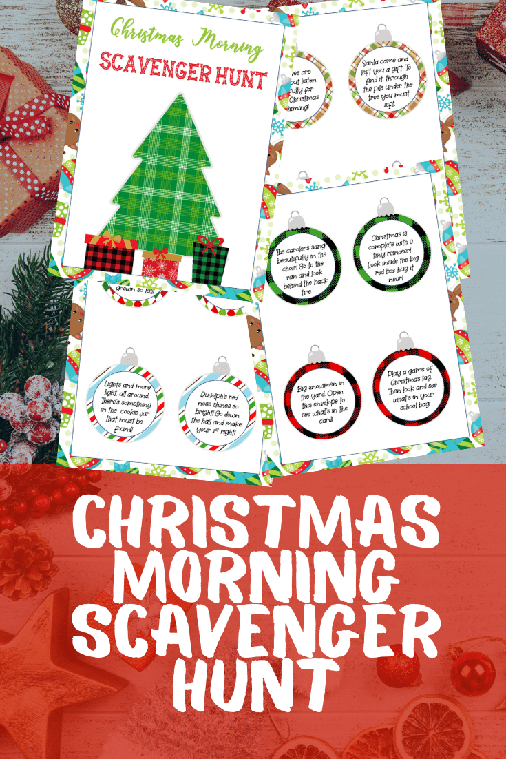 Printable Christmas Scavenger Hunt