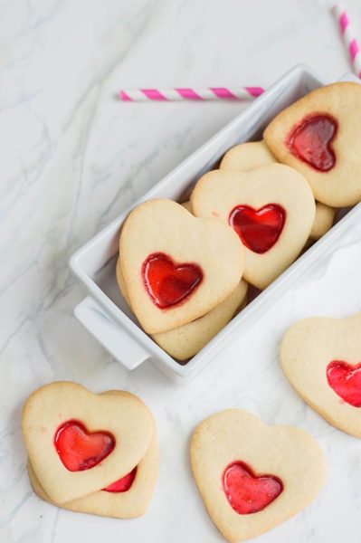 Stained Glass Valentine Cookies Recipe [Valentine's Day Dessert]