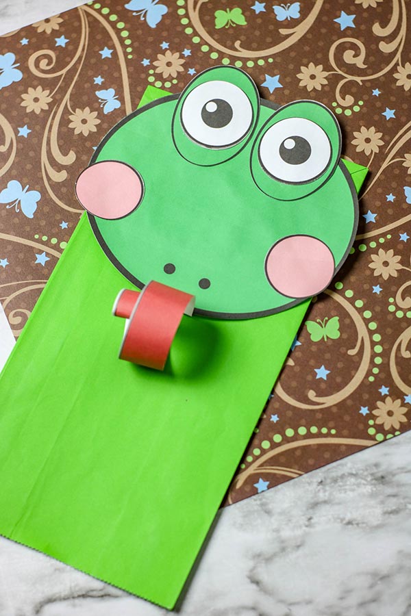 Learning Ideas  Grades K8 Frog Paper Bag Puppet Crafts Project