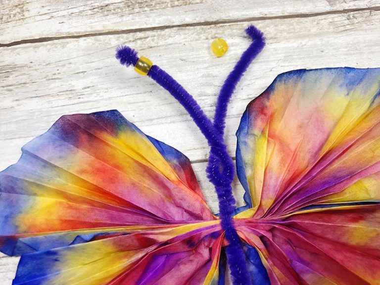 Creative Coffee Filter Butterfly Craft for Kids - Fun and Educational