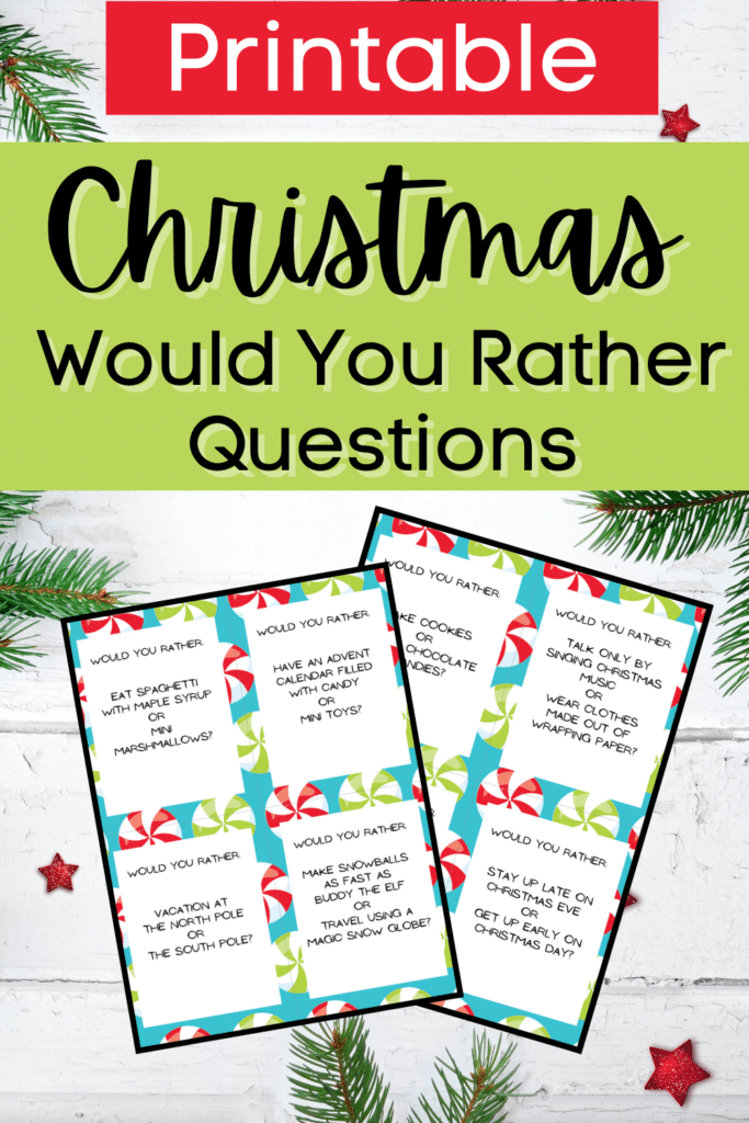 christmas would you rather questions