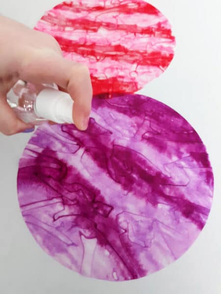 Coffee Filter Hearts Valentine Craft for Kids