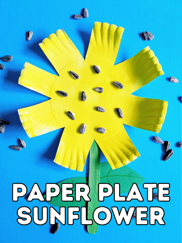 Paper Plate Sunflower Craft for Kids