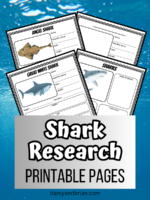 Printable Shark Research Worksheets for Kids