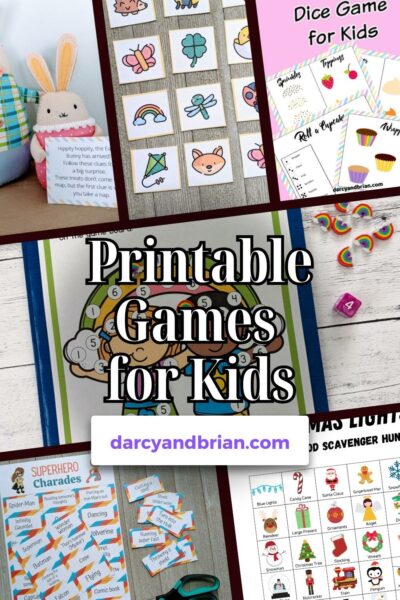 Printable Games for Kids | Fun Ideas to Keep the Kids Entertained