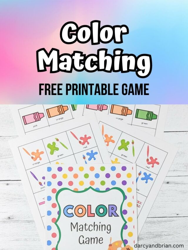 A Fun Color Matching Game for Preschoolers