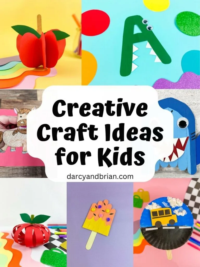 Kids Assorted Arts And Crafts Supplies Children DIY Collage School