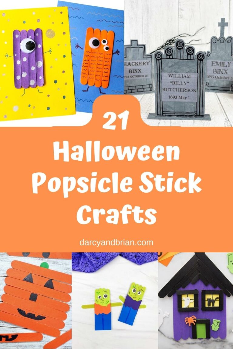 21 Halloween Popsicle Stick Crafts for Kids