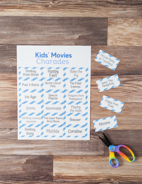 Movie Charades for Kids: Printable List & Create Your Own!