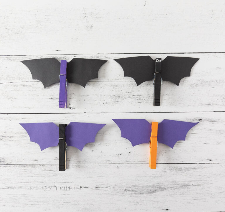 Clothespin Bat Craft | Fun Halloween Kids Craft