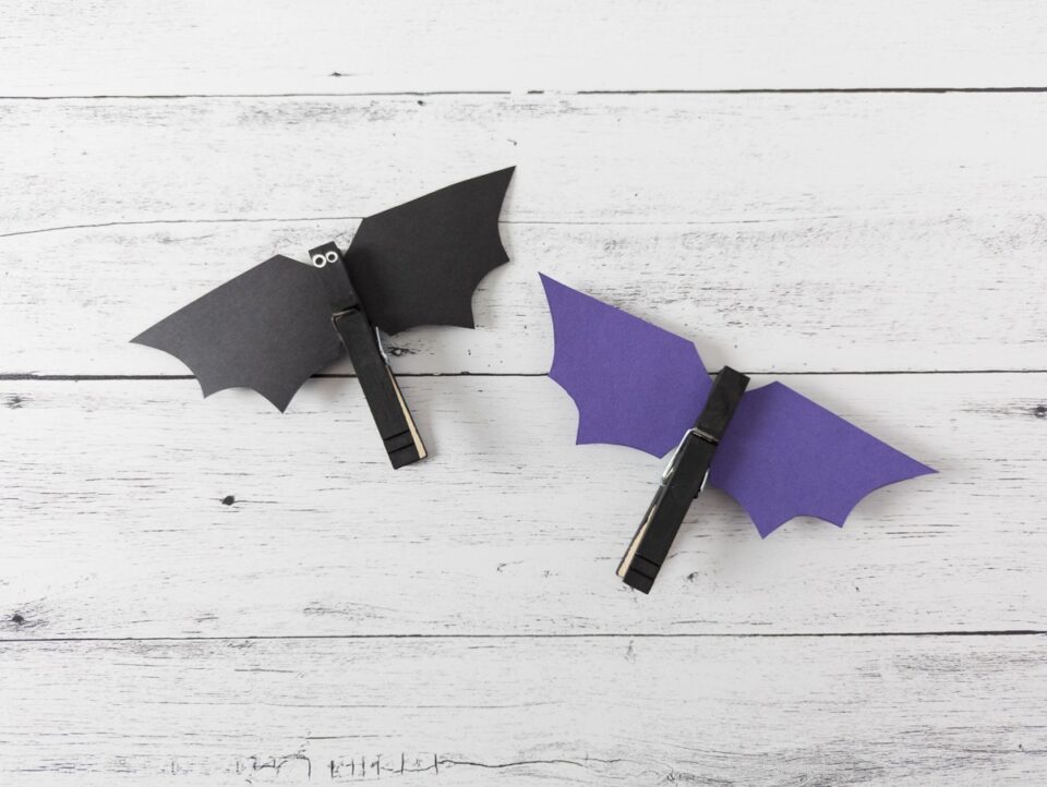 Clothespin Bat Craft | Fun Halloween Kids Craft