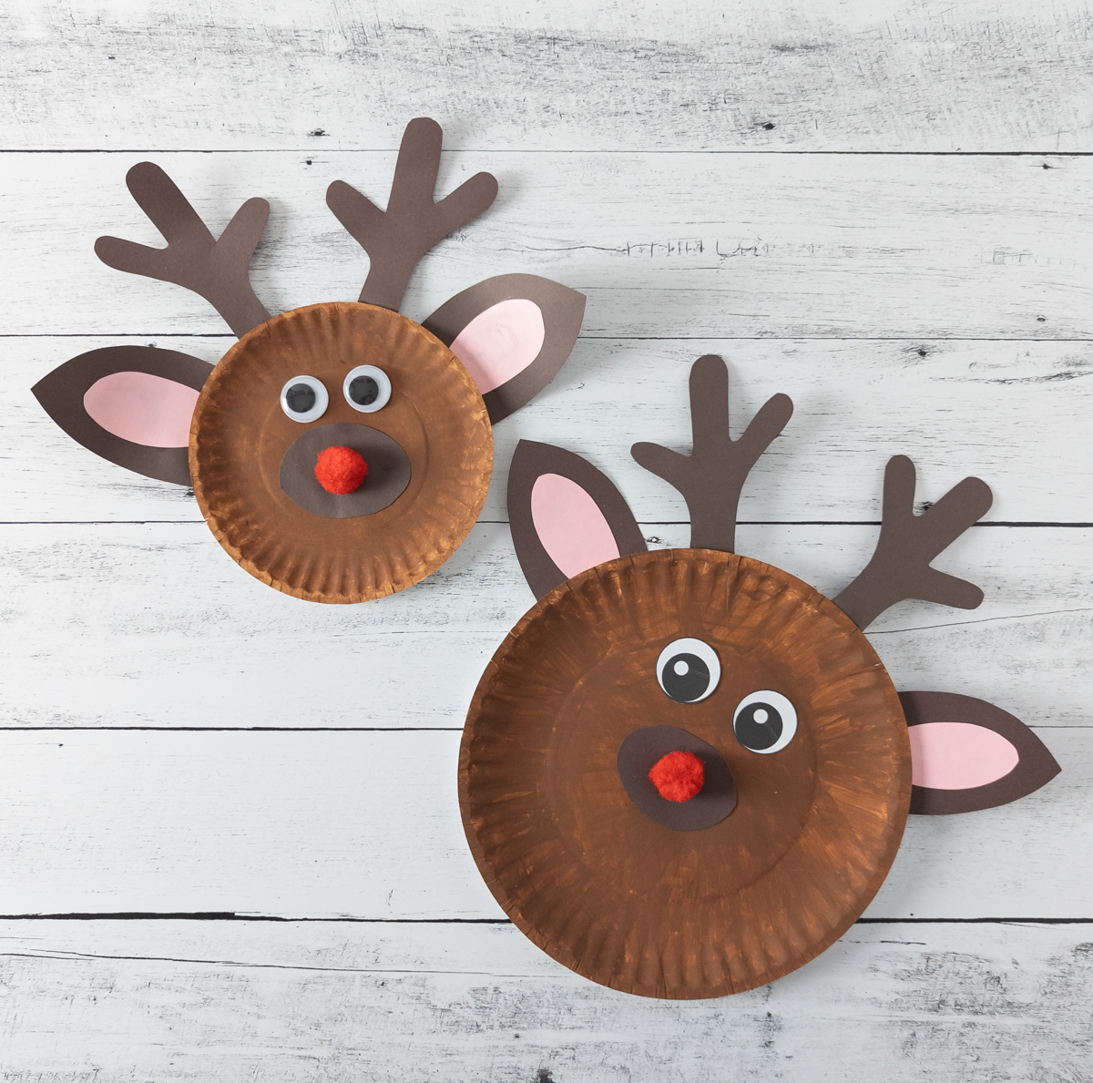 Easy Reindeer Plate Craft for Kids