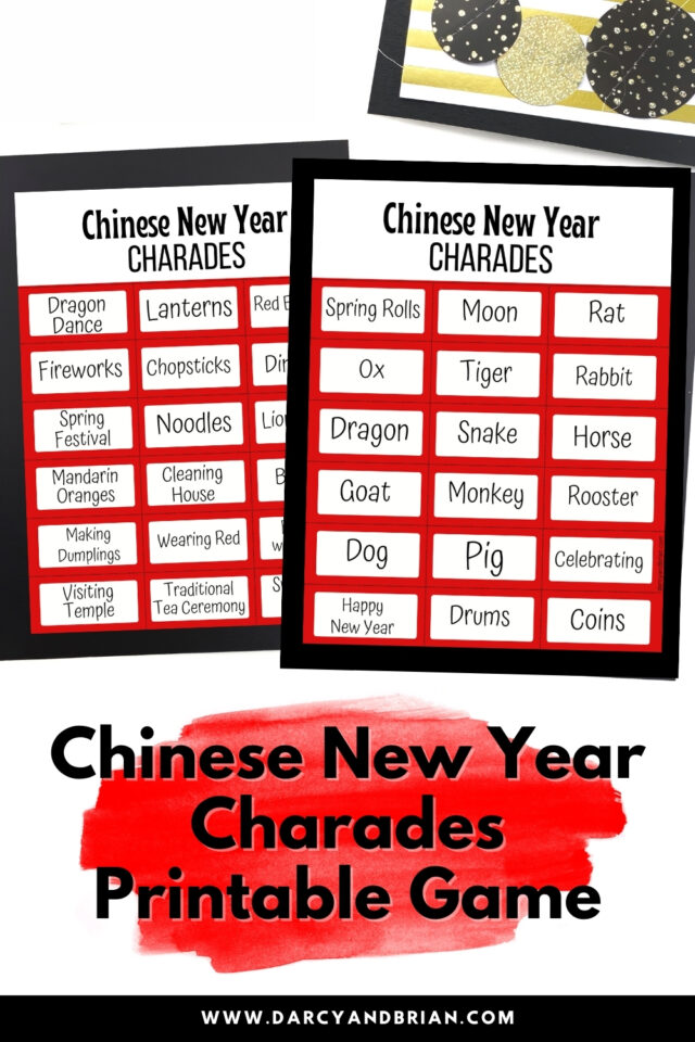 chinese new year charades words