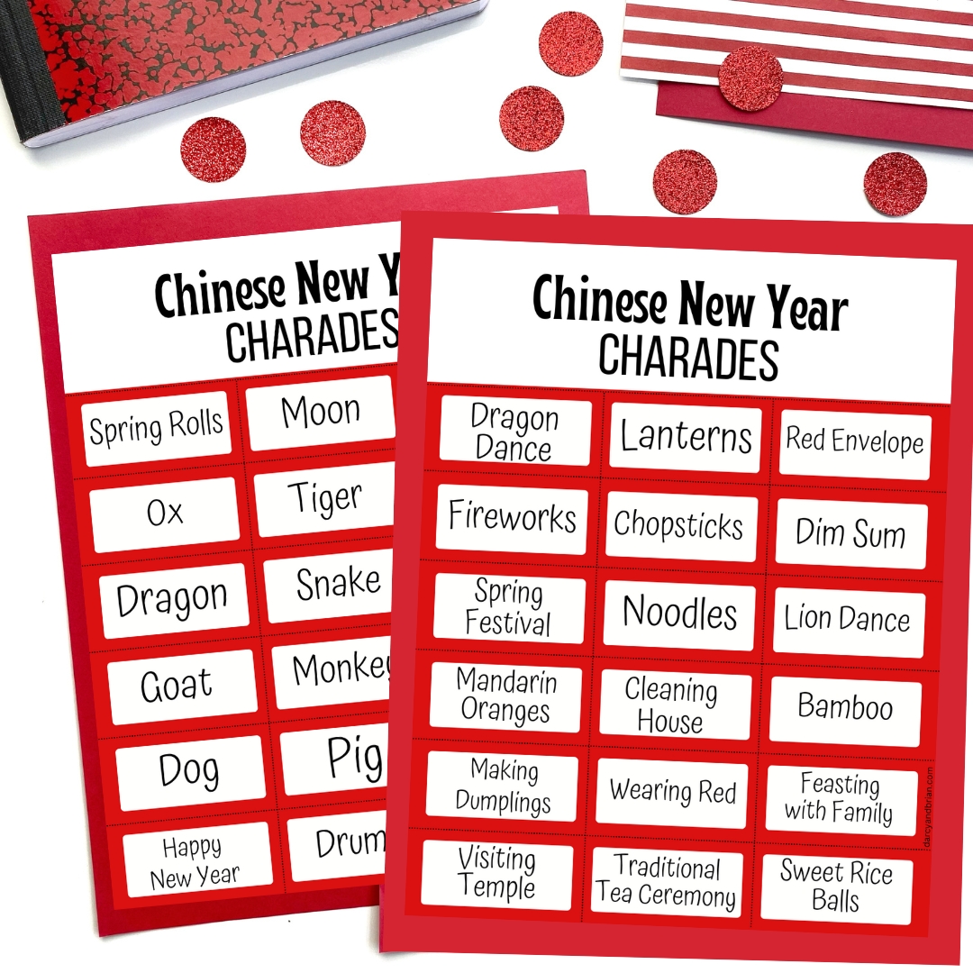 chinese new year charades words