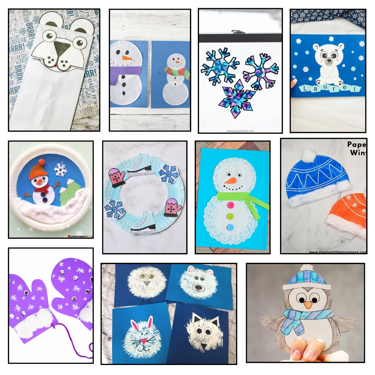 Winlyn 24 Sets Christmas Craft Kits Winter Crafts DIY