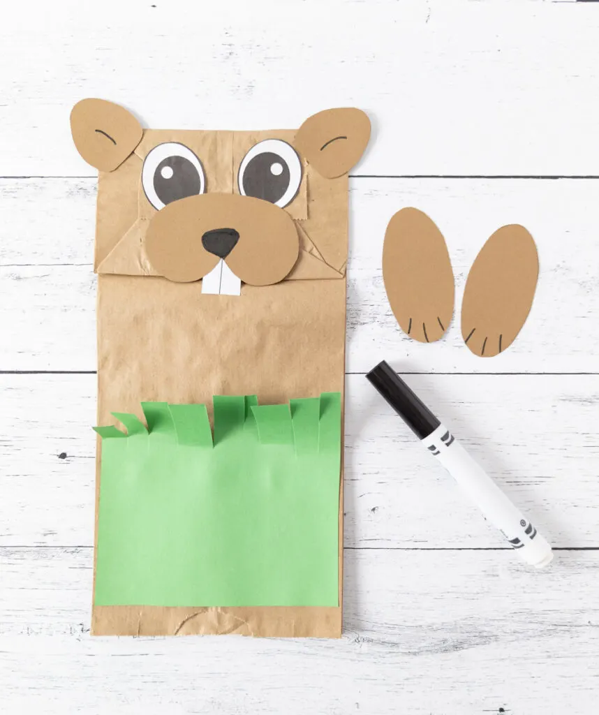 Giraffe Paper Bag Puppet | Fun365