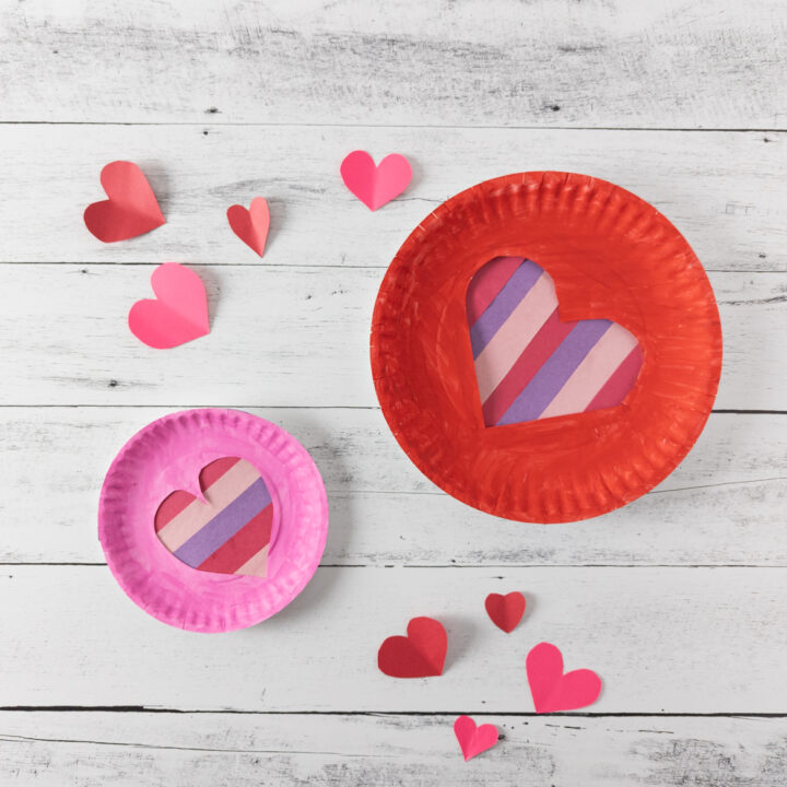 Easy Paper Plate Valentine Craft for Kids