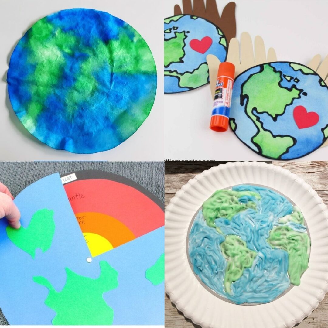 Earth Crafts for Preschoolers | Earth Day Crafts for Kids