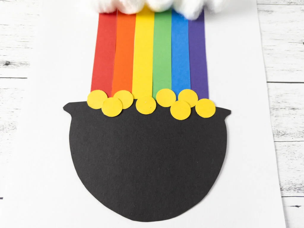 Easy Pot of Gold Craft for Kids - Fun St. Patrick's Day Activity