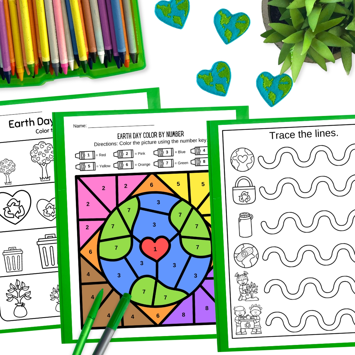 Engaging Earth Day Worksheets for Preschoolers