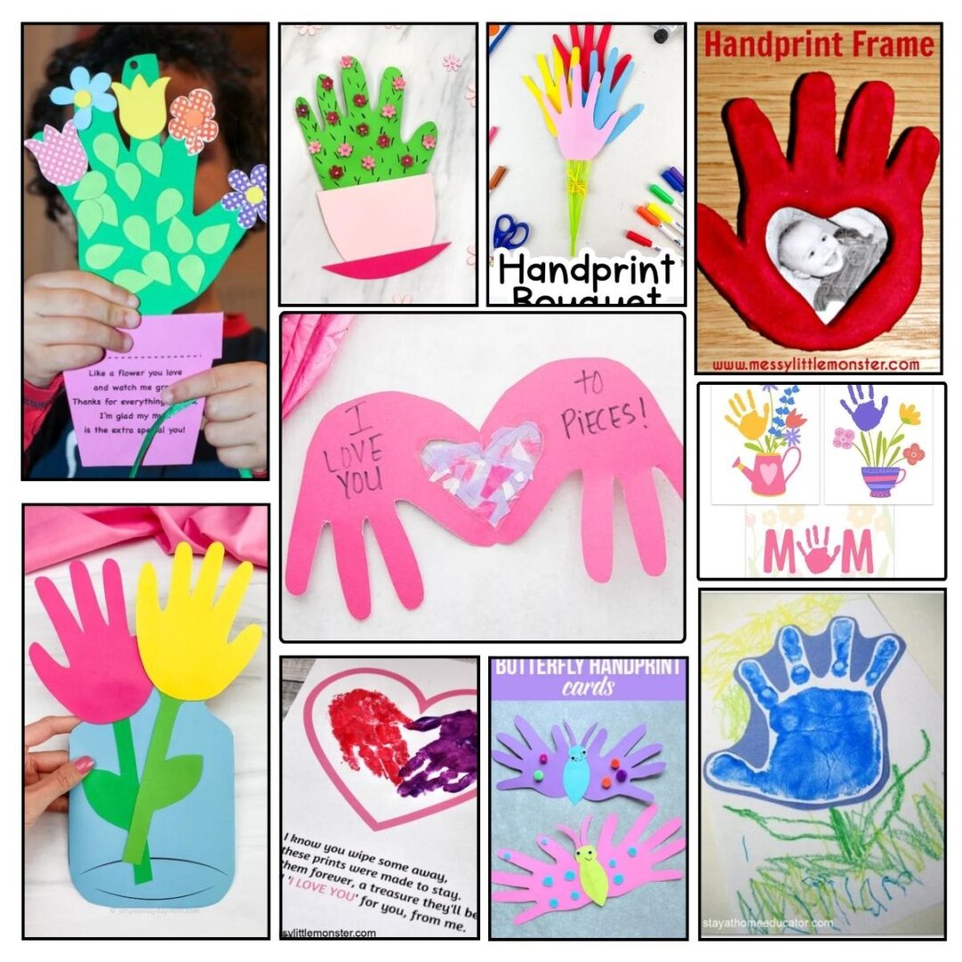 Handprint Crafts For Mother's Day: Creative Ideas For Kids