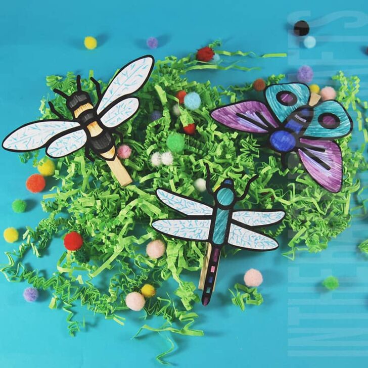 13 Dragonfly Crafts for Preschoolers | Fun Summer Activity