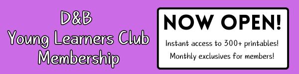 DB Young Learners Club Membership Open text on light purple background