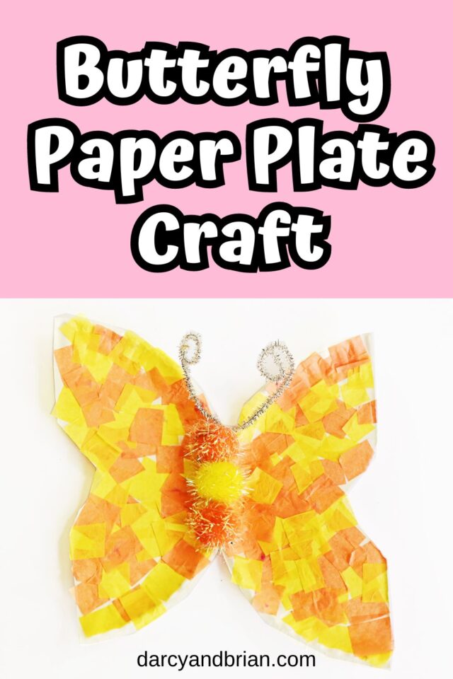 Easy Butterfly Paper Plate Craft for Kids