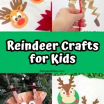 This cover page has some of the Reindeer Crafts for Kids with colorful and different crafts ideas.